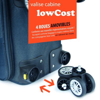 SET DE 3 VALISES TEXTILE