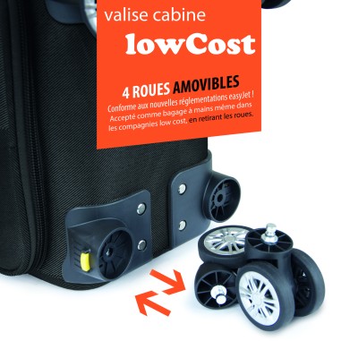 SET DE 3 VALISES TEXTILE