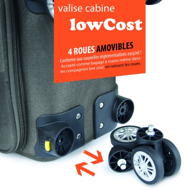 SET DE 3 VALISES TEXTILE