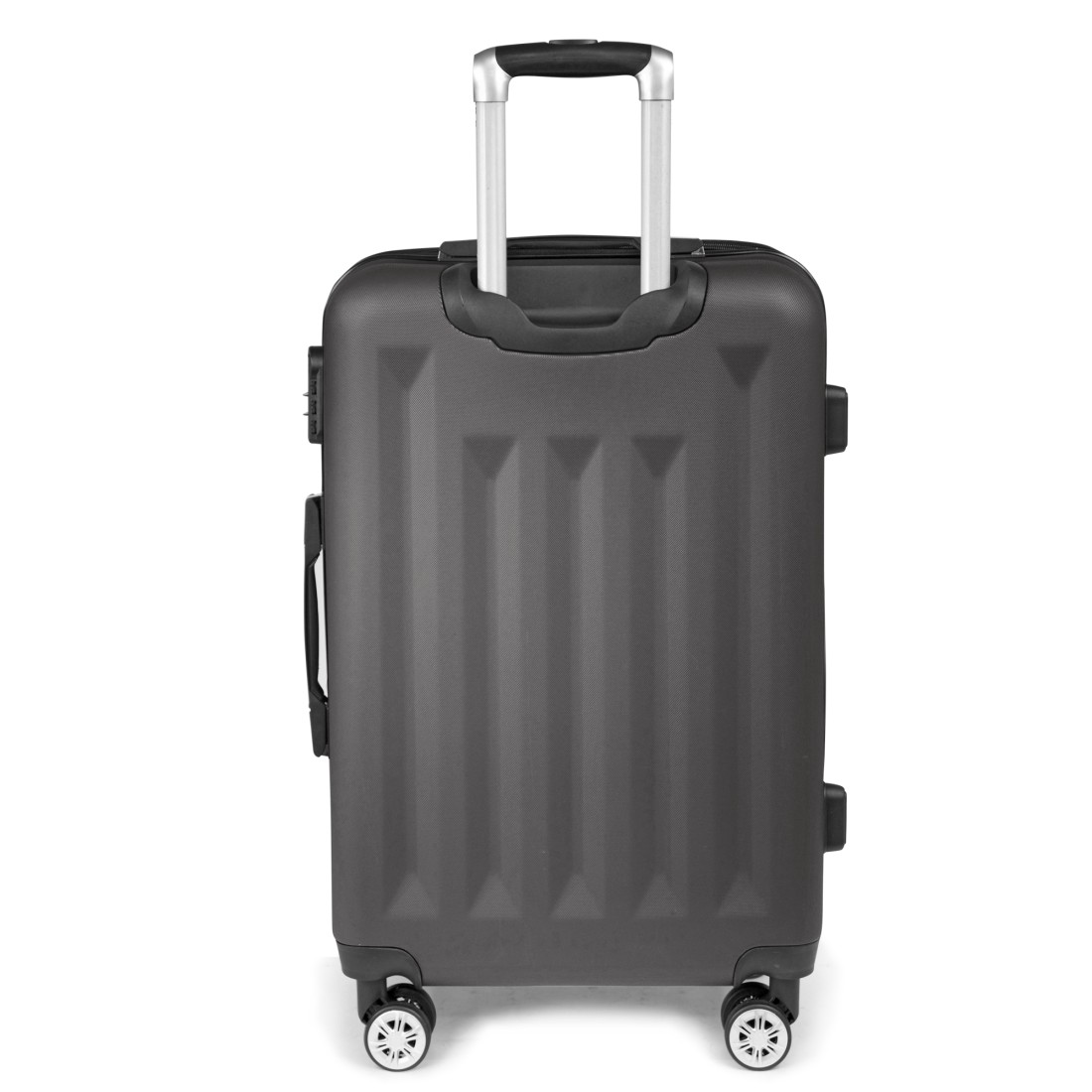 Moscou - Set de 3 valises rigides coque ABS Gris foncé