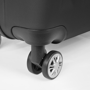 Moscou - Set de 3 valises rigides coque ABS Noir