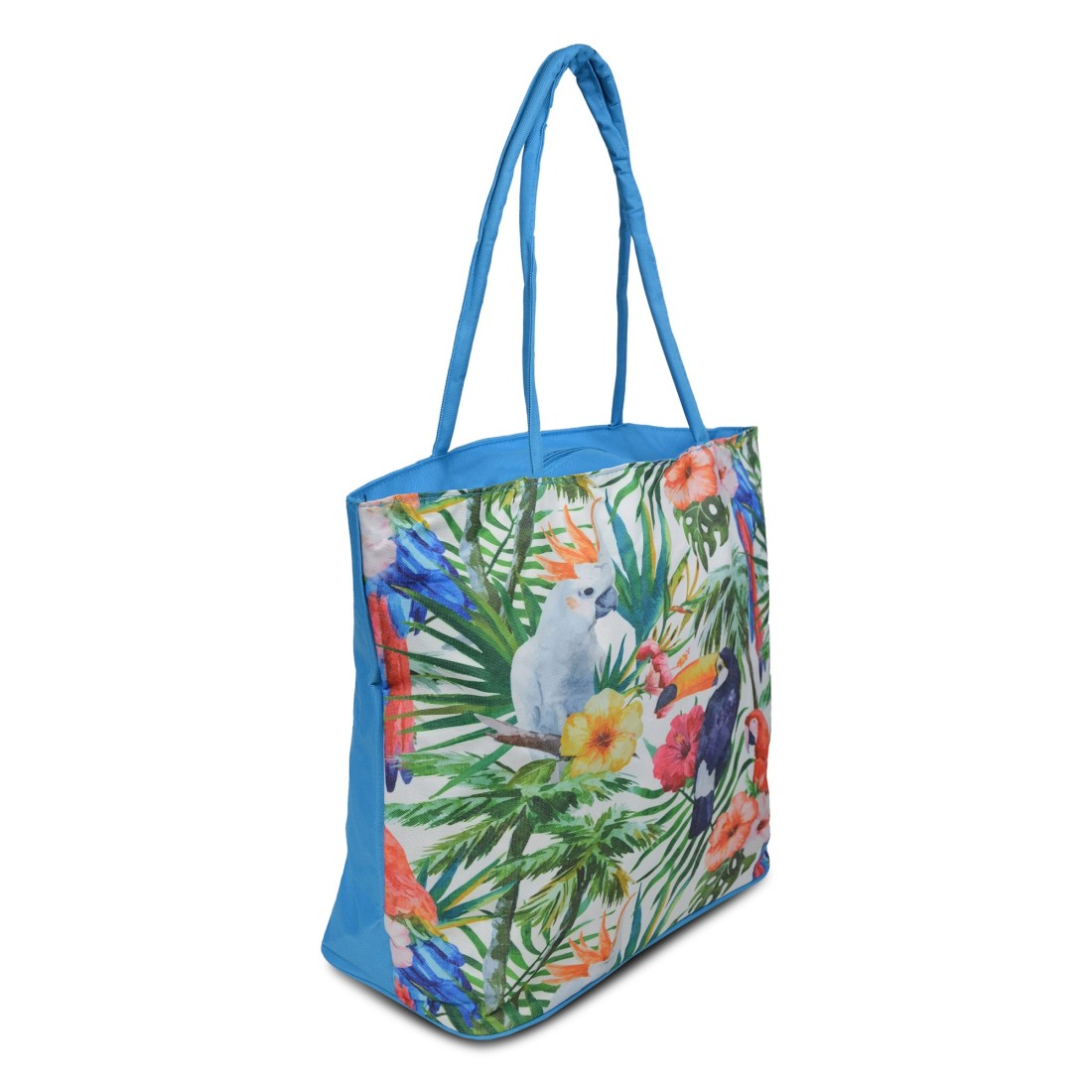 SAC PLAGE TEXTILE BLEU