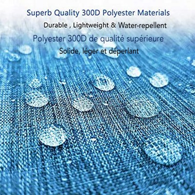 Vanity- trousse de toilette à pendre - bleu ciel