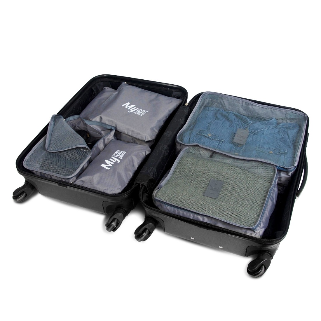 ENSEMBLE DE 6 SACS DE RANGEMENT ORGANISATEURS DE BAGAGES