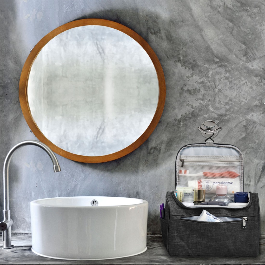 Vanity- trousse de toilette à pendre - noir