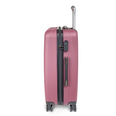 Moscou - Set de 3 valises rigides coque ABS Rose