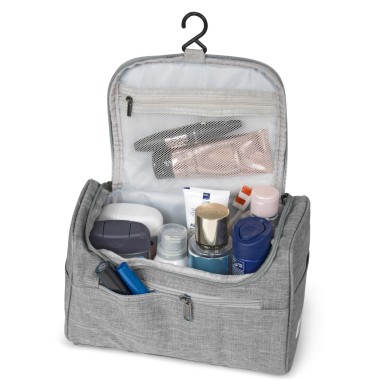 Vanity- trousse de toilette à pendre - gris chiné