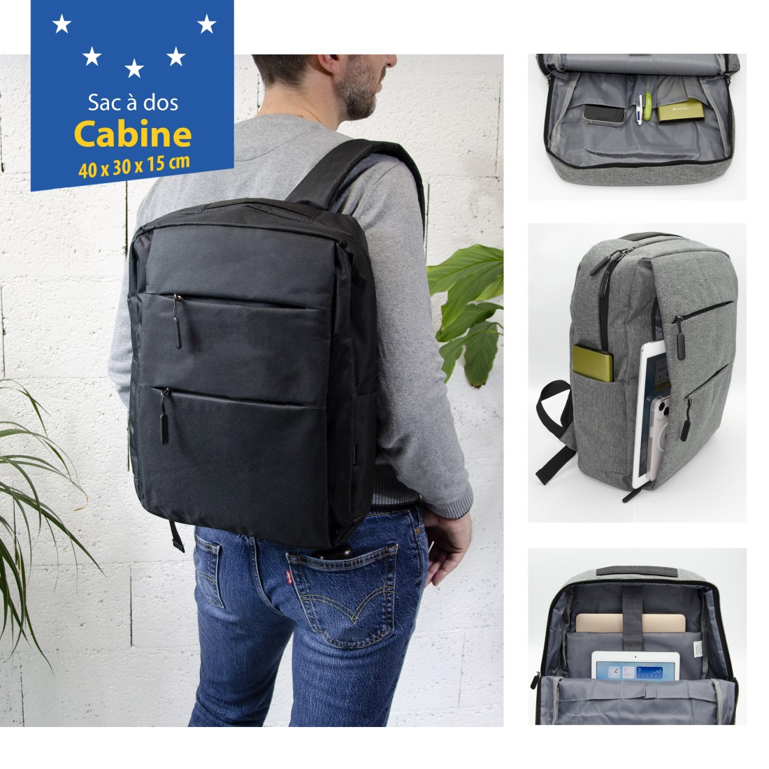 SAC A DOS TEXTILE