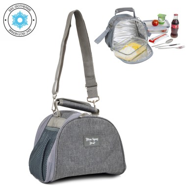 LUNCH BAG ISOTHERME BANDOULIERE+POIGNEE