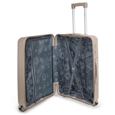 SET DE 3 VALISES PP 8 ROUES