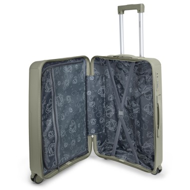 SET DE 3 VALISES PP 8 ROUES