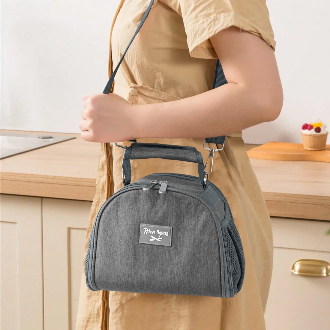 LUNCH BAG ISOTHERME BANDOULIERE+POIGNEE
