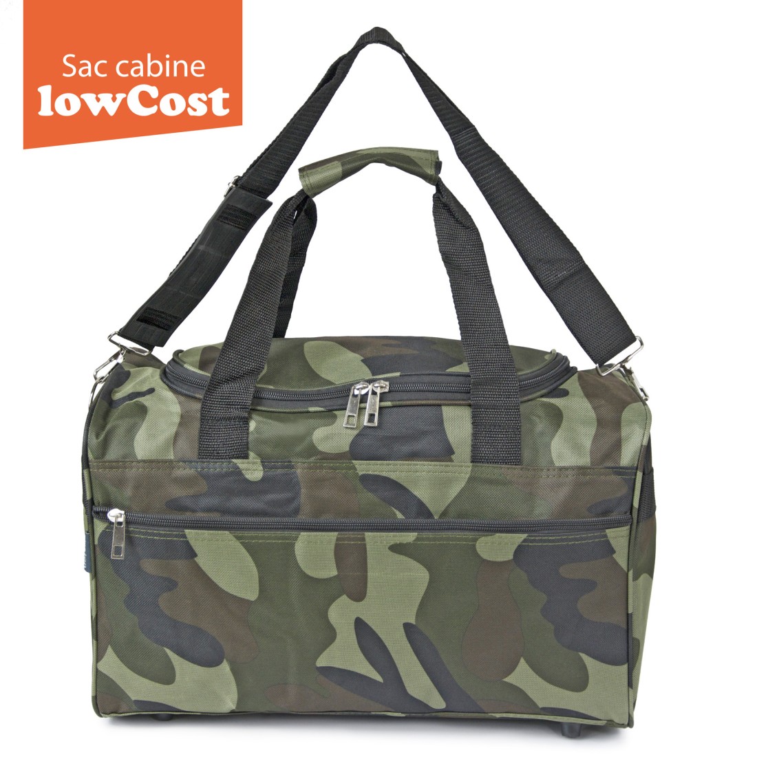 SAC VOYAGE LOW COST TEXTILE PETIT MODELE (camouflage)