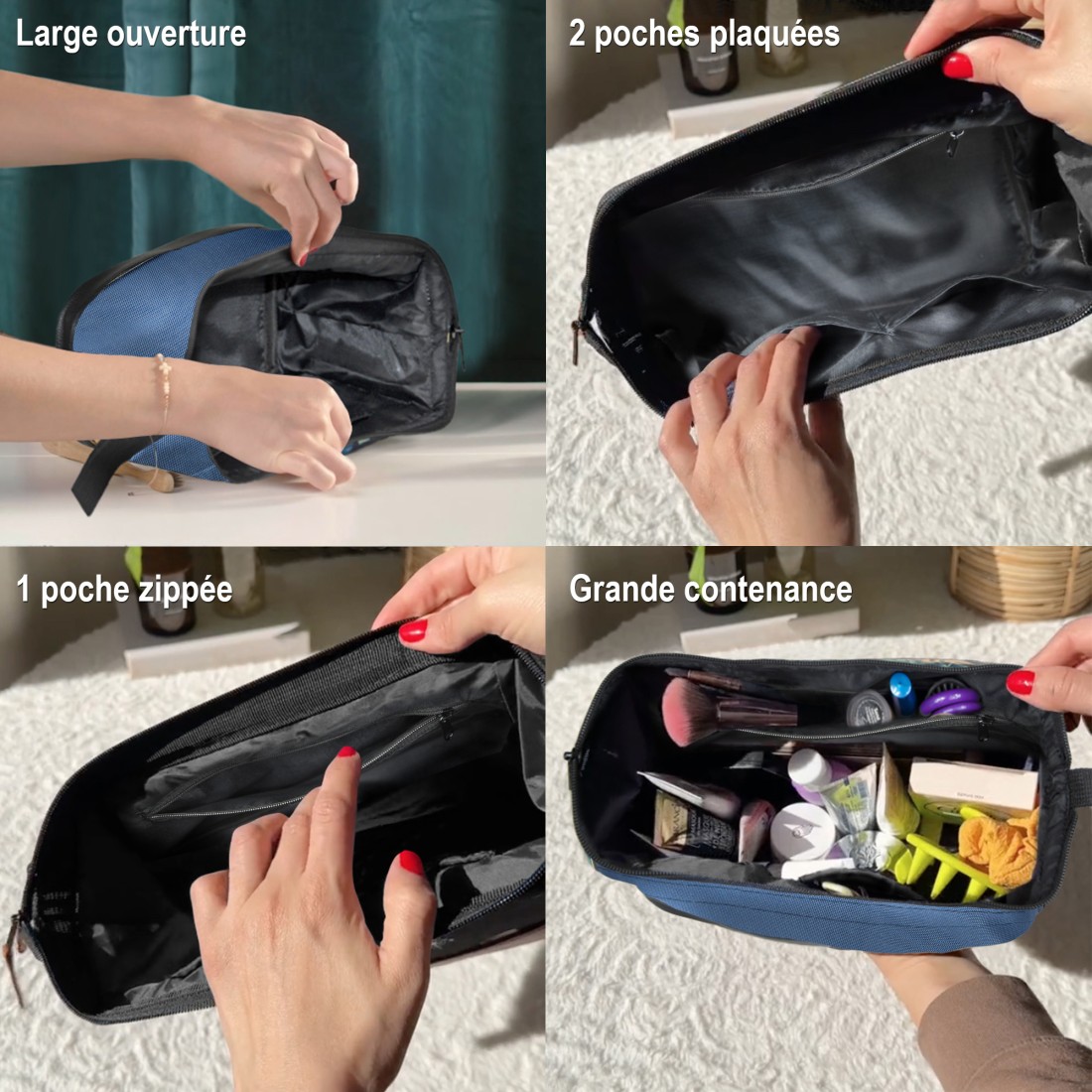 TROUSSE DE TOILETTE TEXTILE