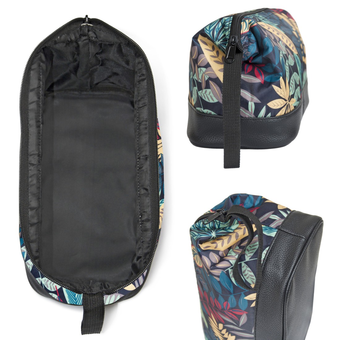 TROUSSE DE TOILETTE TEXTILE IMPRIME