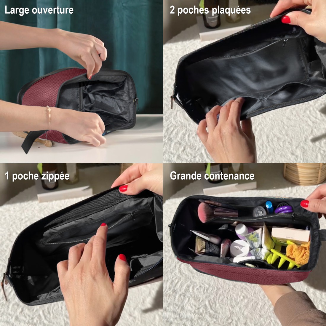 TROUSSE DE TOILETTE TEXTILE