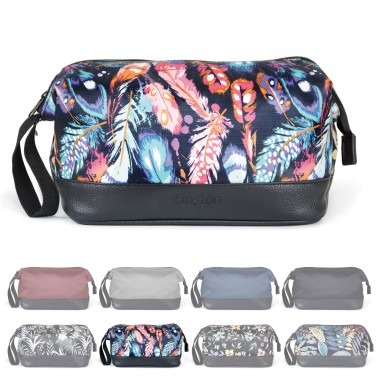 TROUSSE DE TOILETTE TEXTILE IMPRIME