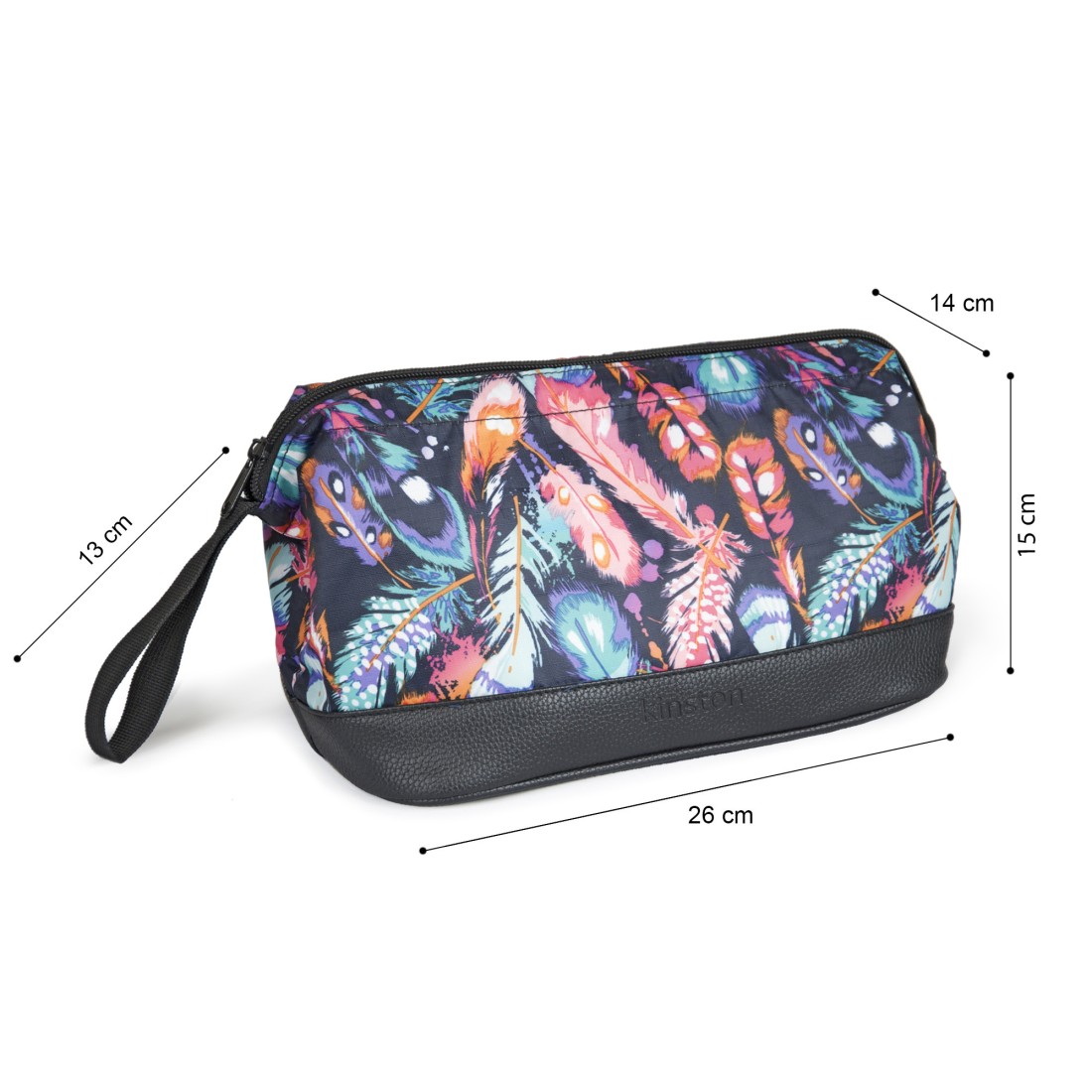 TROUSSE DE TOILETTE TEXTILE IMPRIME