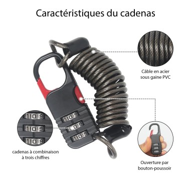 CADENAS EXTENSIBLE A RESSORT