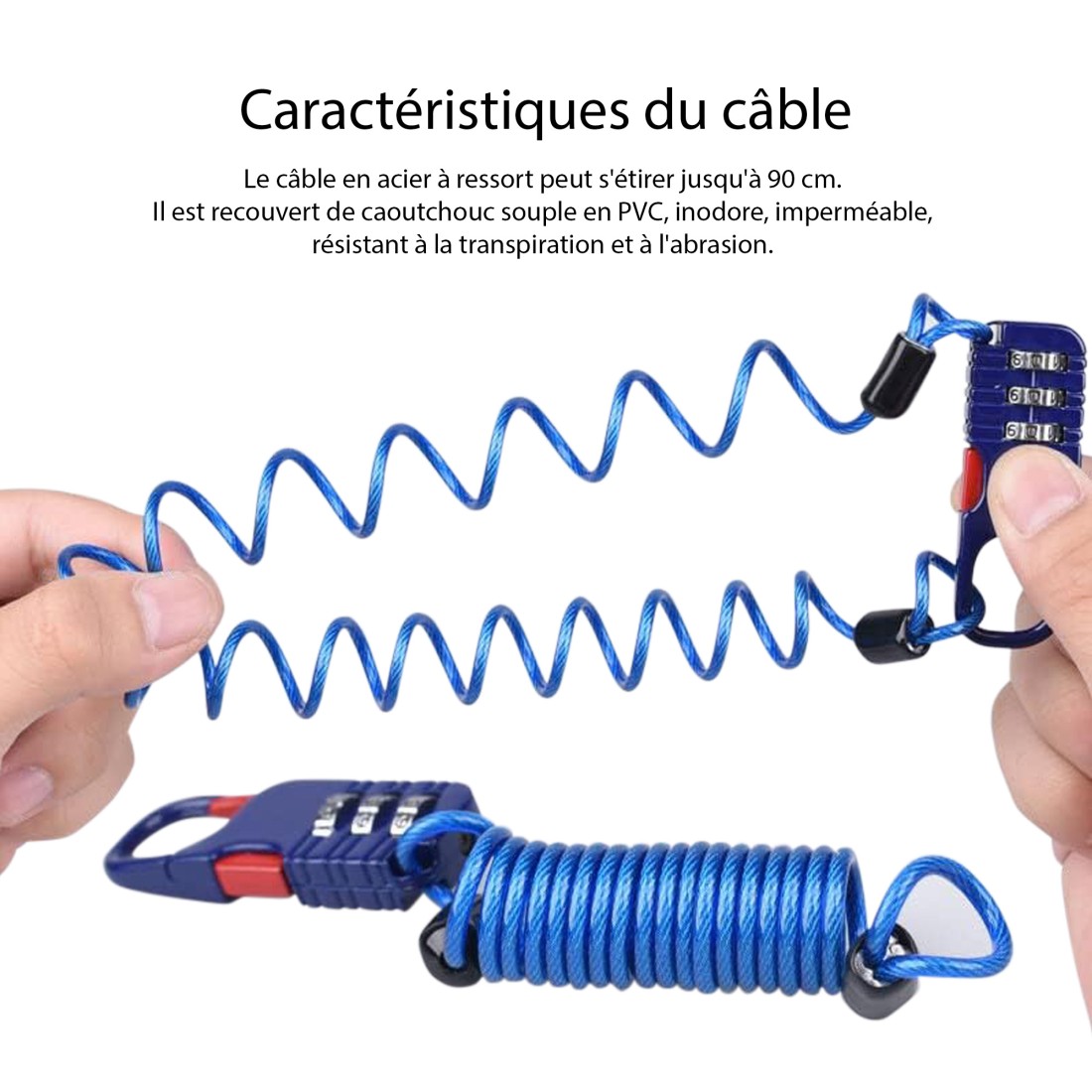 CADENAS EXTENSIBLE A RESSORT