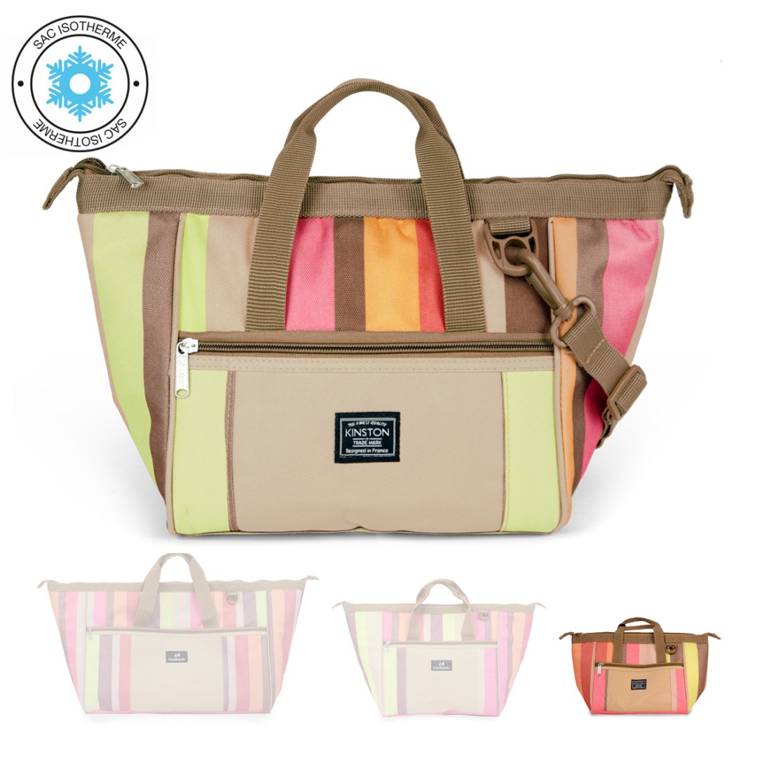 SAC ISOTHERME RAYE PETIT MODELE