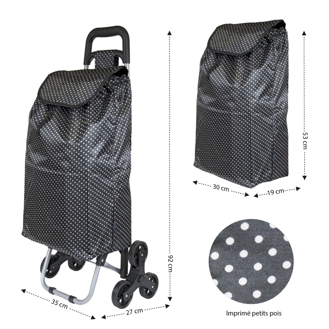 CHARIOT DE COURSE TEXTILE