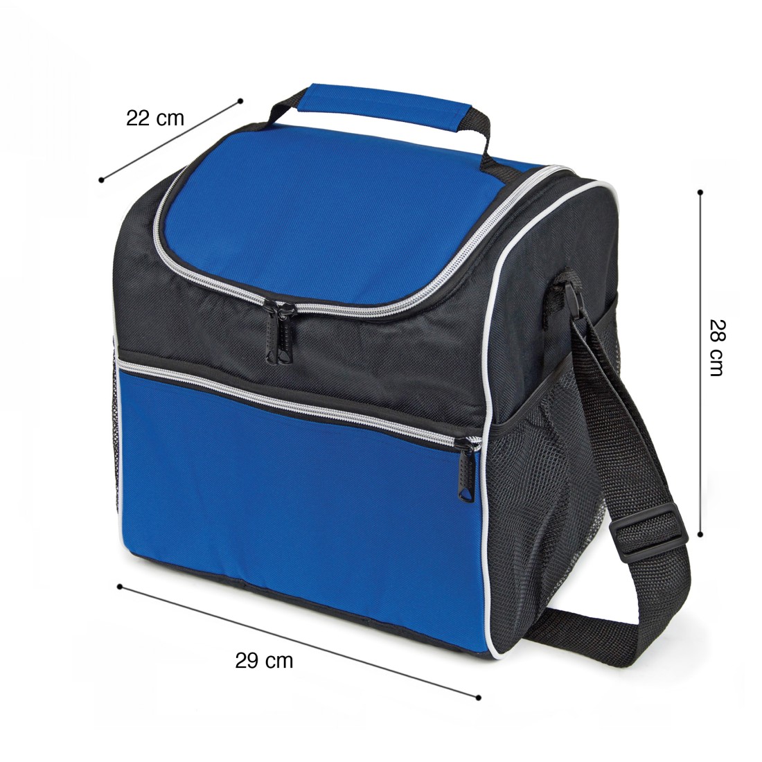Take Away - Sac Repac isotherme Noir & Bleu - Grand modèle