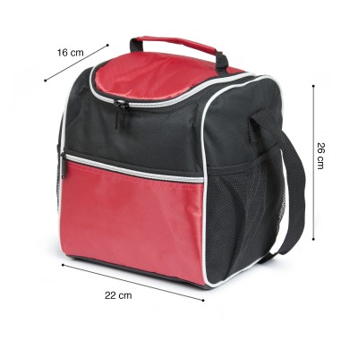 Take Away - Sac Repas isotherme Noir & Rouge - Petit modèle