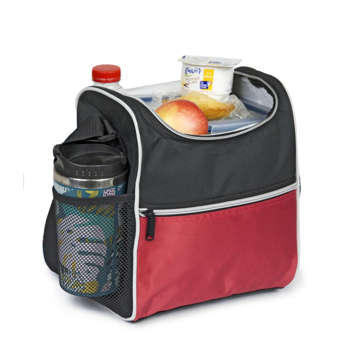 Take Away - Sac Repas isotherme Noir & Rouge - Petit modèle