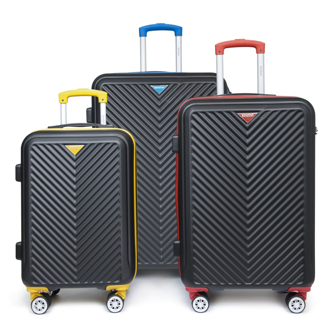 SET DE 3 VALISES ABS AVEC SOUFFLET