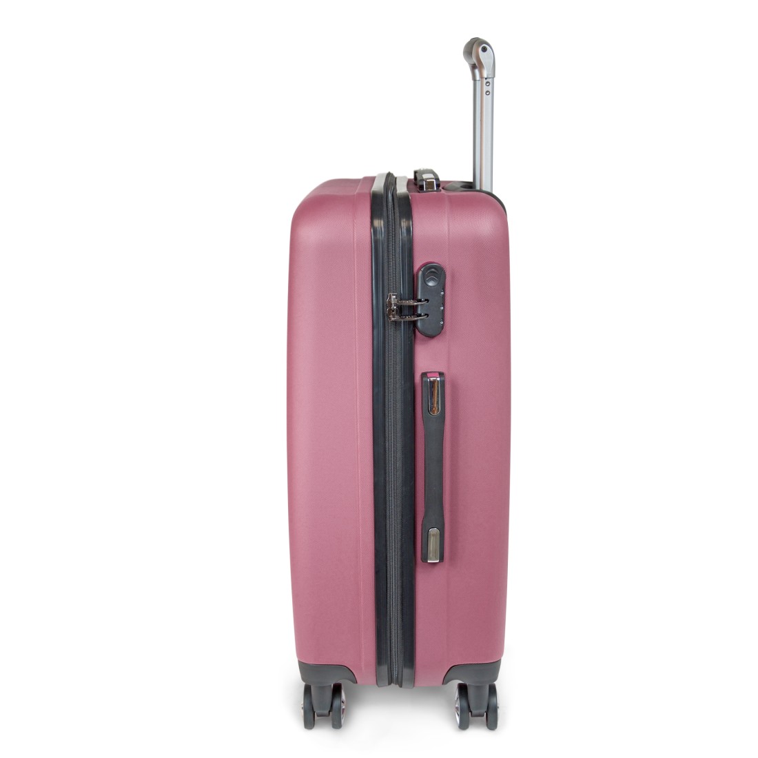 Moscou - Set de 3 valises rigides coque ABS Rose