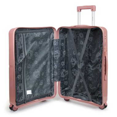 SET DE 3 VALISES PP 8 ROUES