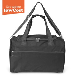 SAC VOYAGE LOW COST TEXTILE PETIT MODELE (noir)