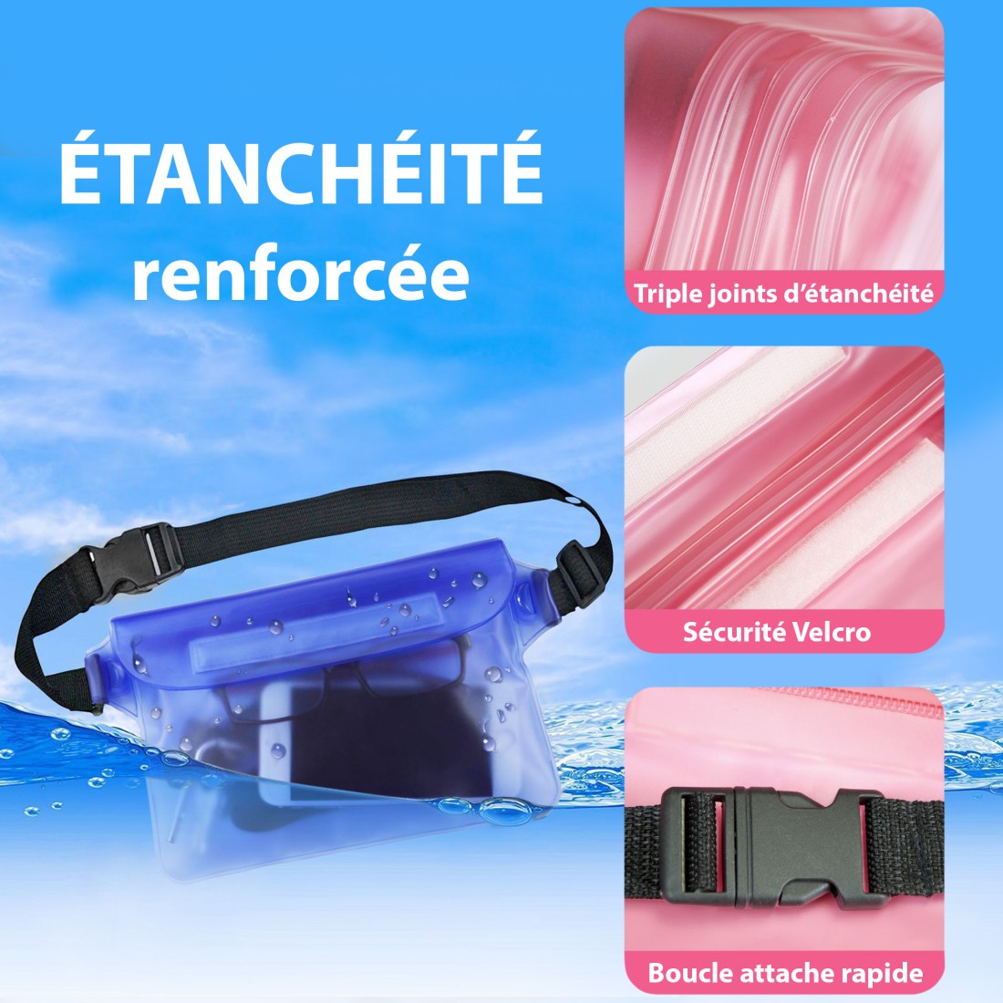 SAC BANANE ETANCHE