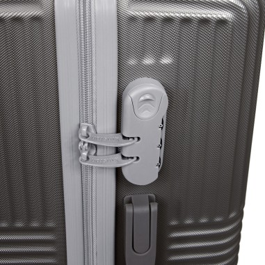 SET DE 4 VALISES ABS BICOLORE