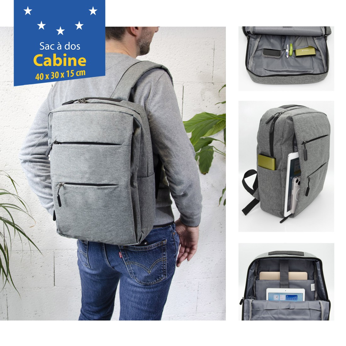SAC A DOS TEXTILE
