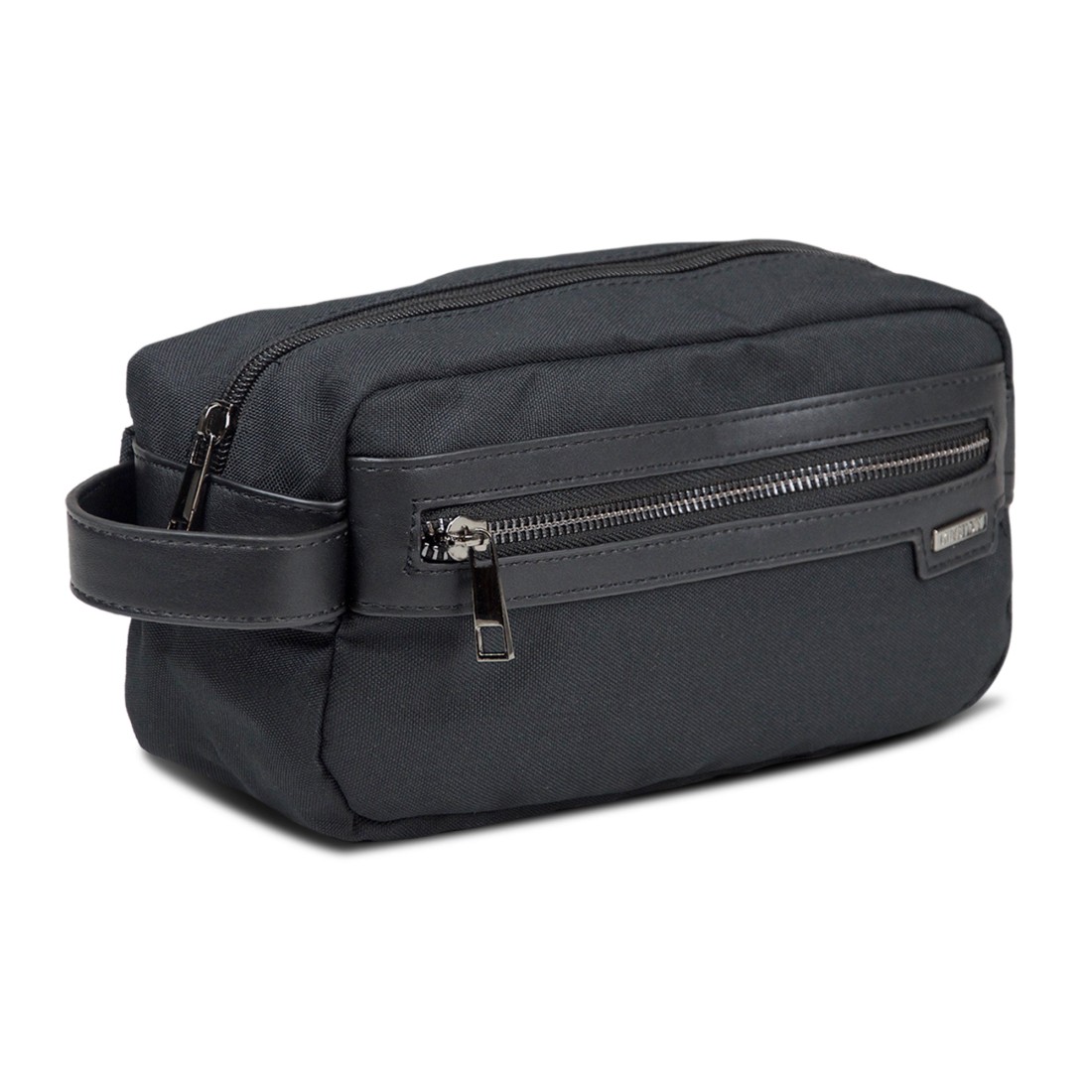 Trousse textile noire 25X12cm