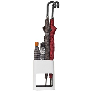 Porte-parapluie blanc pour 4 parapluies