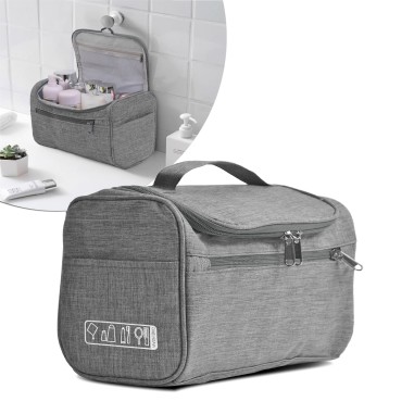 Vanity- trousse de toilette à pendre - gris chiné