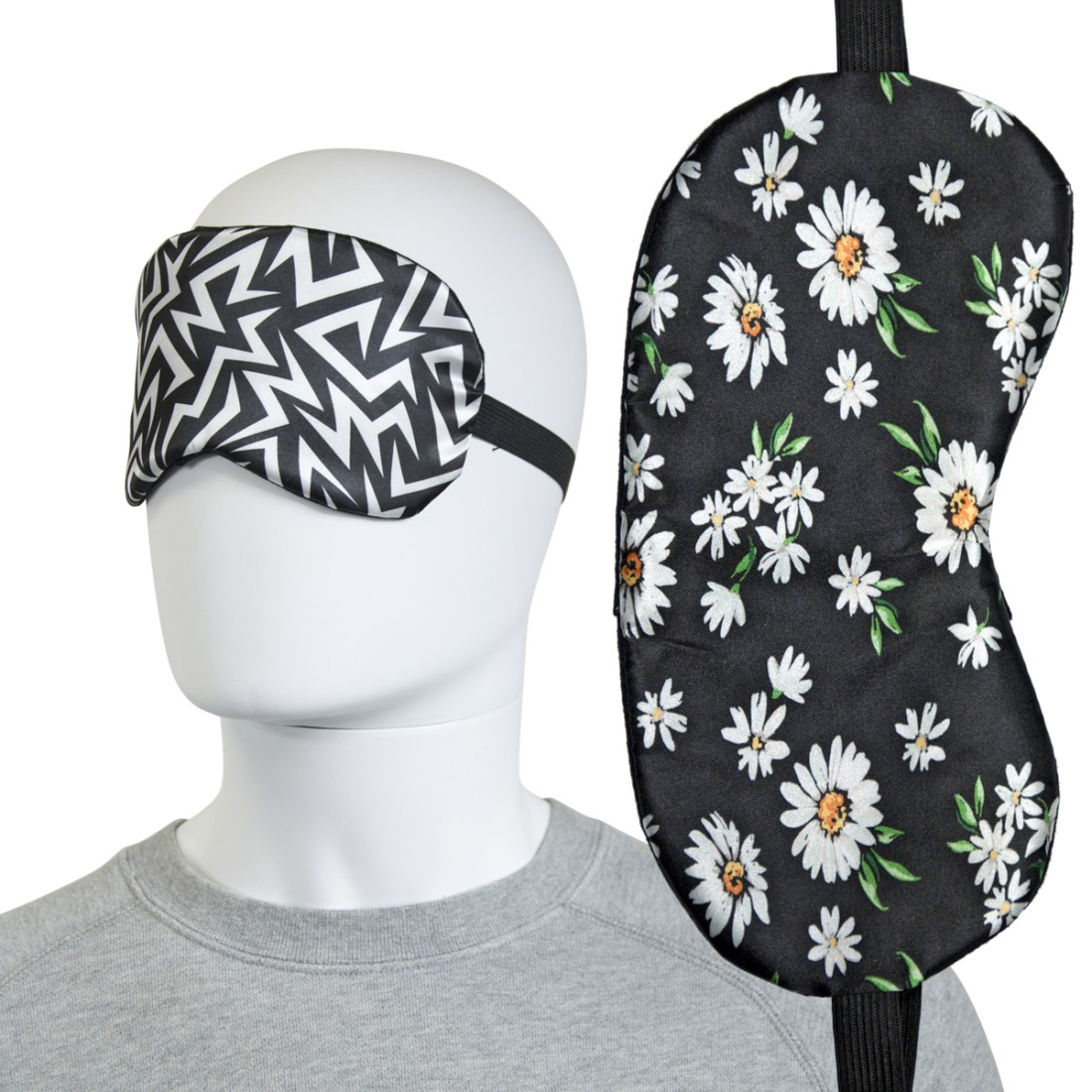 MASQUE DE SOMMEIL TEXTILE IMPRIME