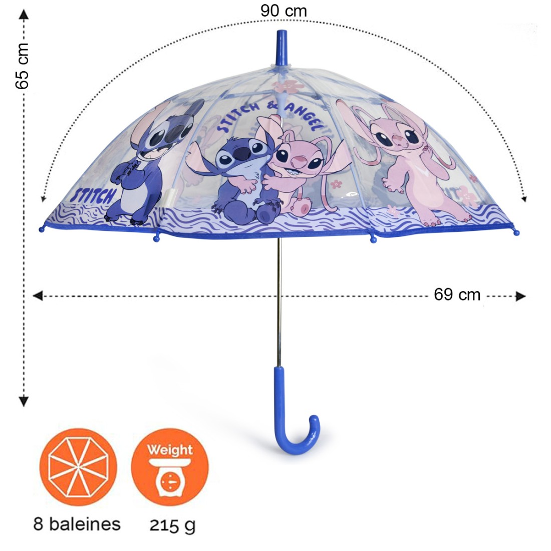 PARAPLUIE TRANSPARENT STITCH