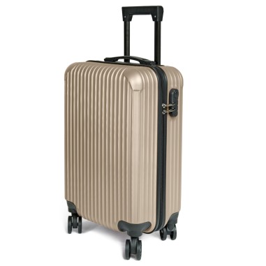 VALISE CABINE ABS CHAMPAGNE