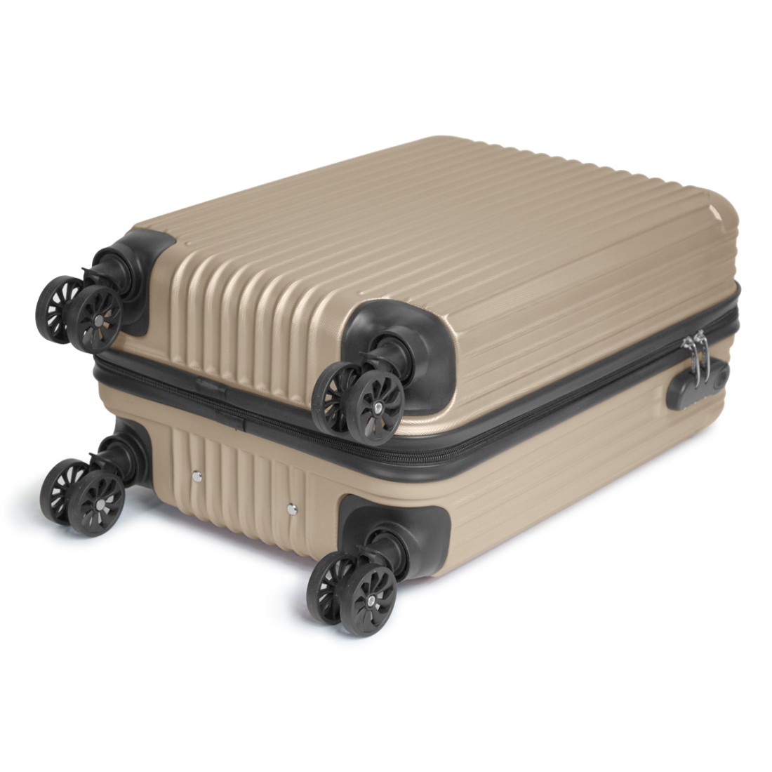VALISE CABINE ABS CHAMPAGNE