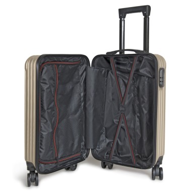 VALISE CABINE ABS CHAMPAGNE