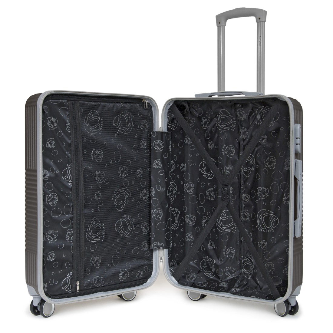 SET DE 4 VALISES ABS BICOLORE