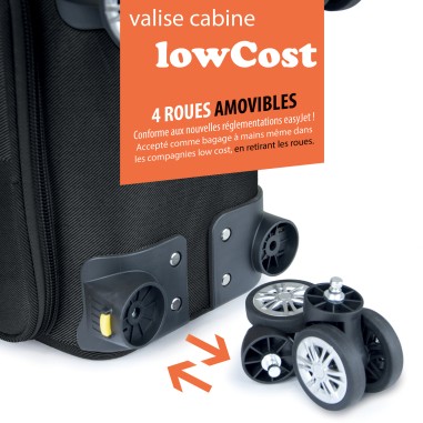 SET DE 3 VALISES TEXTILE