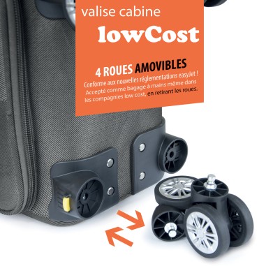 SET DE 3 VALISES TEXTILE