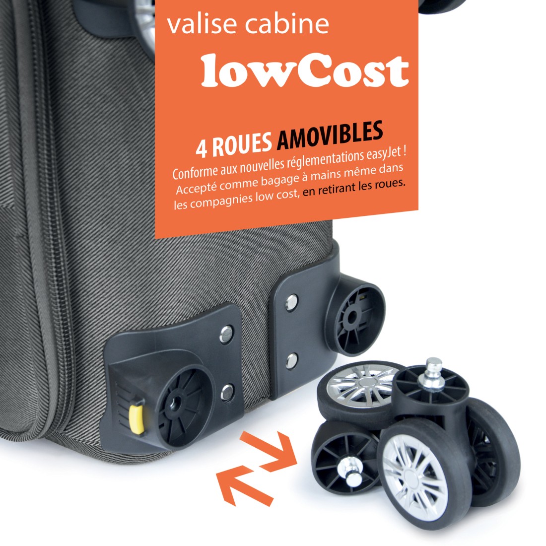 SET DE 3 VALISES TEXTILE