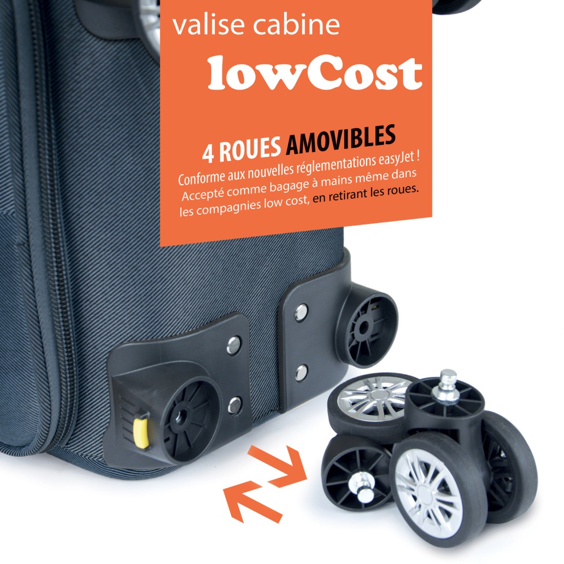SET DE 3 VALISES TEXTILE