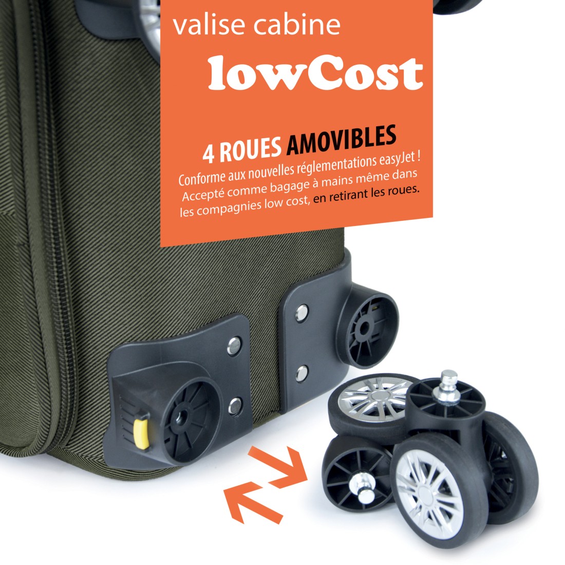 SET DE 3 VALISES TEXTILE